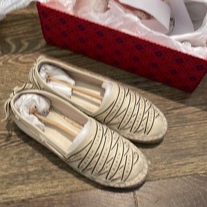 Tory Burch Cream Espadrille